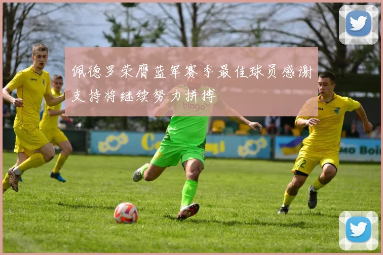 佩德罗荣膺蓝军赛季最佳球员感谢支持将继续努力拼搏