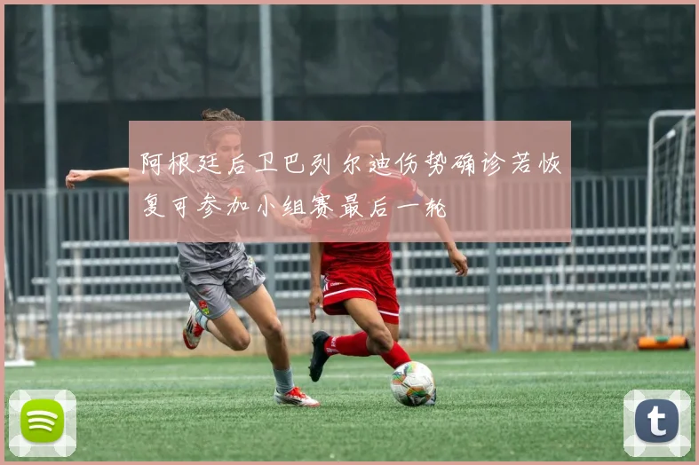 阿根廷后卫巴列尔迪伤势确诊若恢复可参加小组赛最后一轮